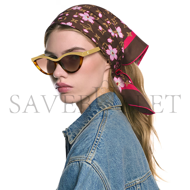 LOUIS VUITTON MURAKAMI LV X TM MONOGRAM CHERRY BLOSSOM SQUARE 70 M96102 (67*67cm)